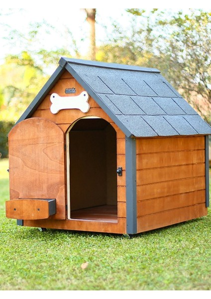 Beyaz Isı Yalıtımlı Ahşap Köpek Kulübesi Büyük Boy fiyatları