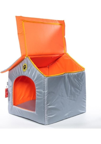 Gri Renkli Su ve Soğuk Geçirmez Kedi-Köpek Kulübesi 50X55X52 fiyatları