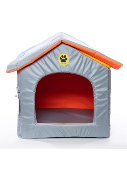 Gri Renkli Su ve Soğuk Geçirmez Kedi-Köpek Kulübesi 50X55X52 modelleri