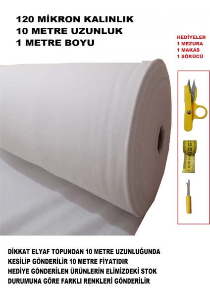 10 Metre Boyu 1 Metre Eni Fitillik Elyaf Kırkyama Patchwork Elyafı Sıkıştırılmış Elyaf 120 Mikron