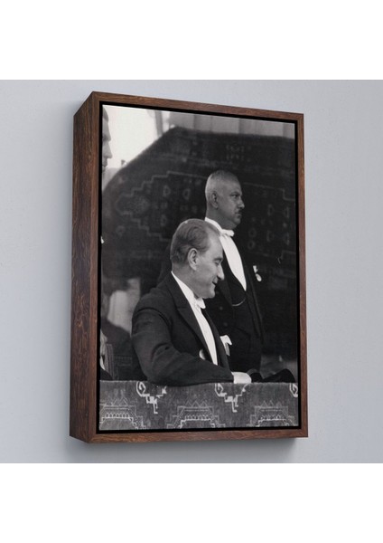 Çerçeveli Mustafa Kemal Atatürk Duvar Tablosu -6052