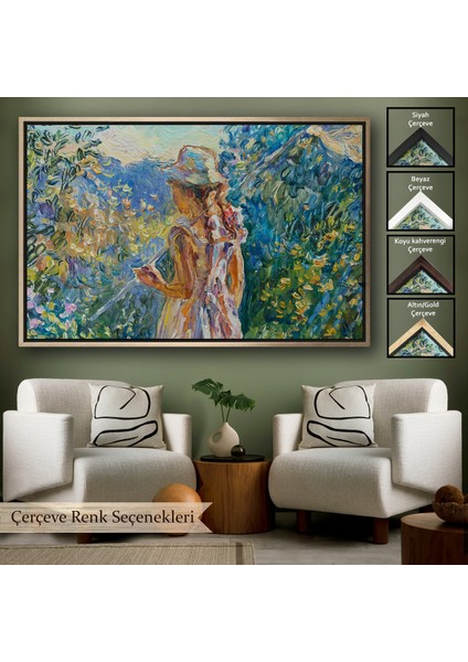 Çerçeveli Küçük Kız Çocuğu TABLOSU-7258