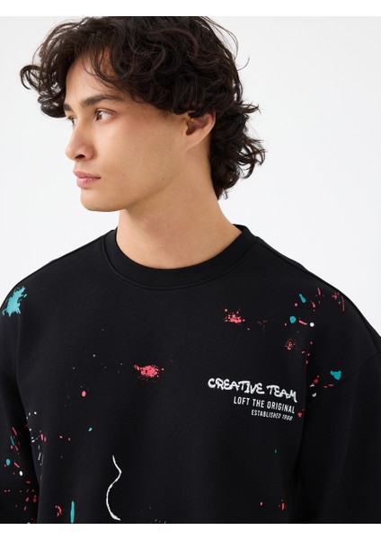 Relax Fit Erkek Sweatshirt fırsatları