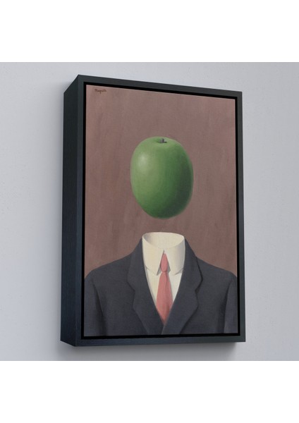 Çerçeveli Rene Magritte - Soyut Sabit Fikir TABLOSU-7343 fırsatları