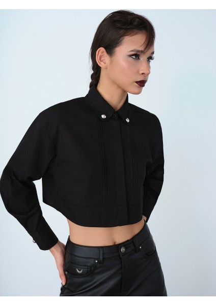 Loose Fit Kadın Gömlek U.kol