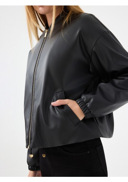 Oversize Fit Kadın Mont Pu indirimleri