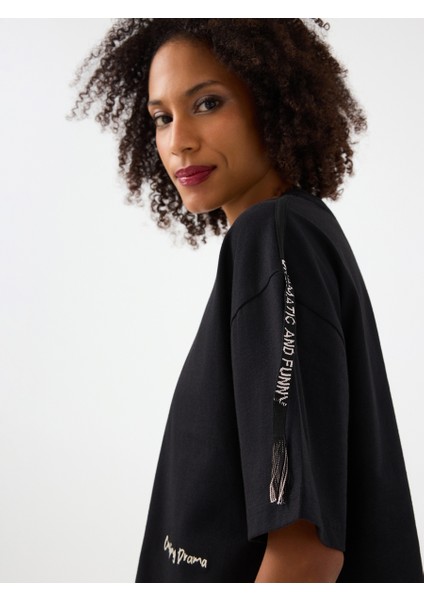 Crop Kadın Tshirt K.kol modelleri