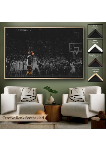 Çerçeveli Stephen Curry Kanvas TABLO-5144