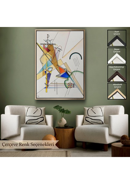 Çerçeveli Wassily Kandinsky Gewebe TABLO-7493