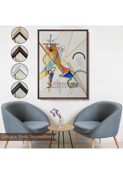 Çerçeveli Wassily Kandinsky Gewebe TABLO-7493