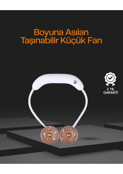 5 Kanatlı Sessiz Mini Fan 3 Vitesli Katlanabilir Asılabilir