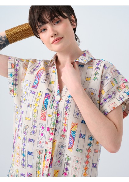 Oversize Kadın Bluz K.kol modelleri