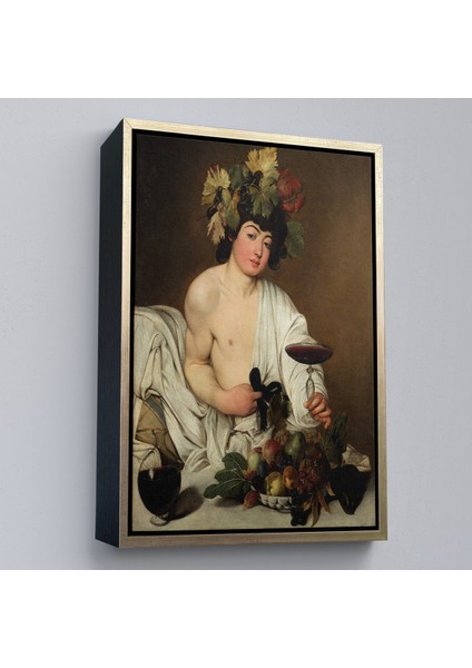 Çerçeveli Caravaggio - Bacchus TABLO-8074