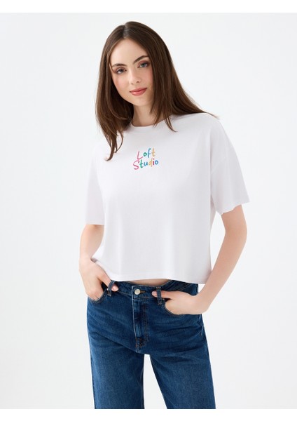 Long Crop Kadın Tshirt K.kol