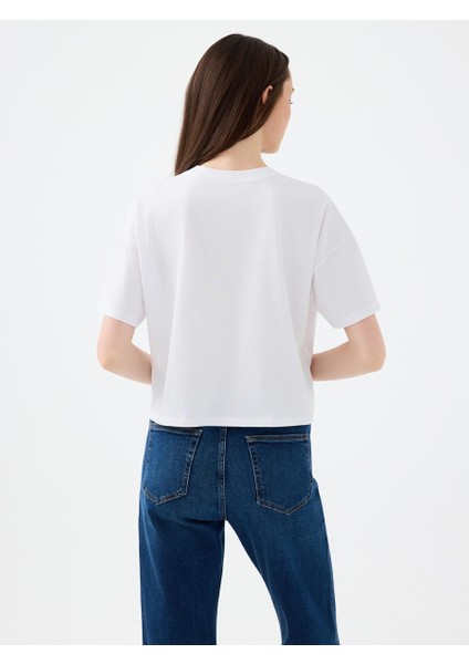 Long Crop Kadın Tshirt K.kol modelleri