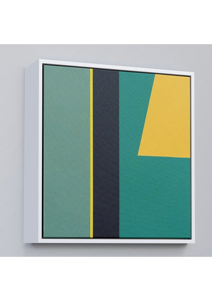 Çerçeveli Léon Wuidar - Soyut TABLO-8303 fırsatları