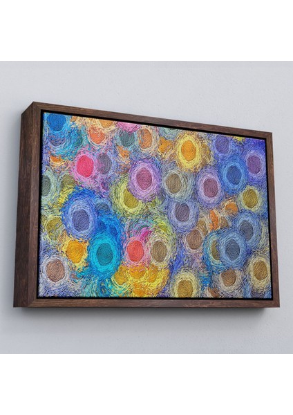 Çerçeveli Soyut Modern Sanat Dekoratif Kanvas Duvar TABLOSU-3595 fiyatları