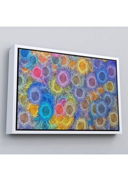 Çerçeveli Soyut Modern Sanat Dekoratif Kanvas Duvar TABLOSU-3595 fırsatları