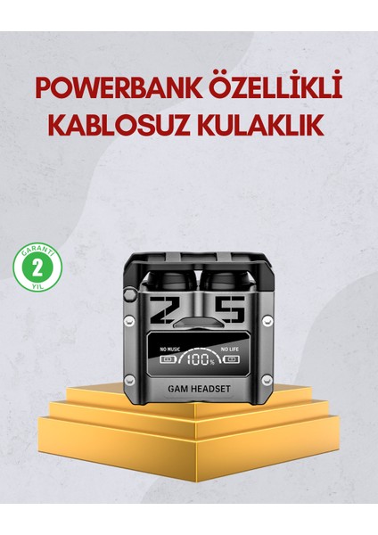 Bluetooth 5.0 Kulak Içi Kulaklık Mikrofonlu Kablosuz Model