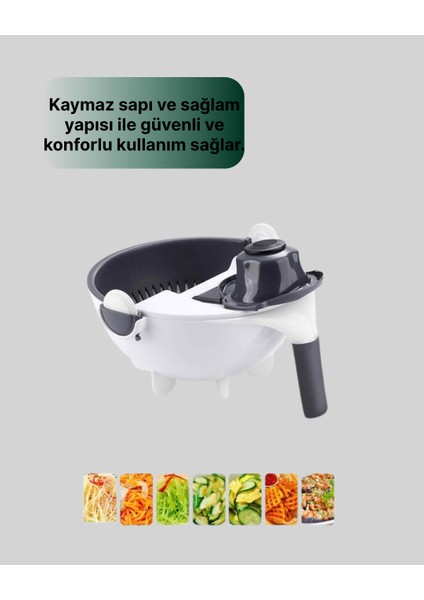 Çok Amaçlı Hazneli Sebze Rende Doğrayıcı ve Soyucu fırsatları