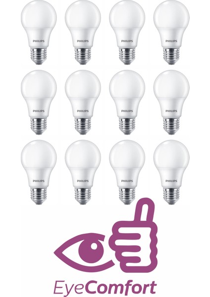 Eyecomfort (Göz Rahatlığı) 12 Adet Set 8W 2700K Sarı Işık (Orjinal Üründür)