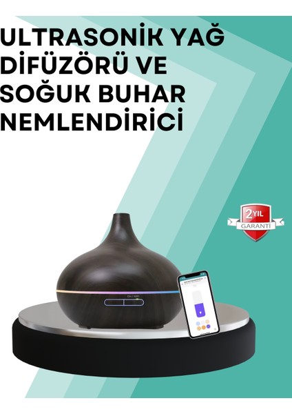 Büyük Su Hazneli Ultrasonik Difüzör ve Oda Nemlendirici