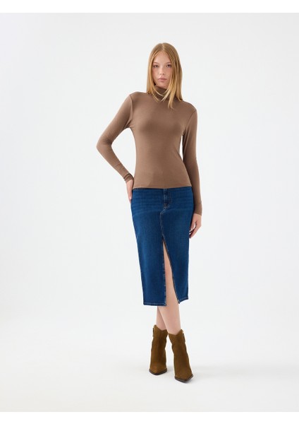 Slim Fit Kadın Etek