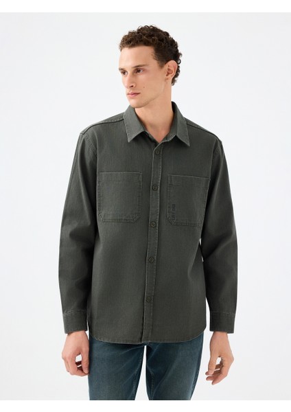 Relax Fit Erkek Gömlek U.kol