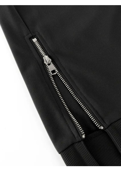 Büyük Beden Embrace Change Baskılı Fermur Yırtmaç Detaylı Yumuşak Dökümlü Kumaş Reglan Kol Sweashirt fiyatları