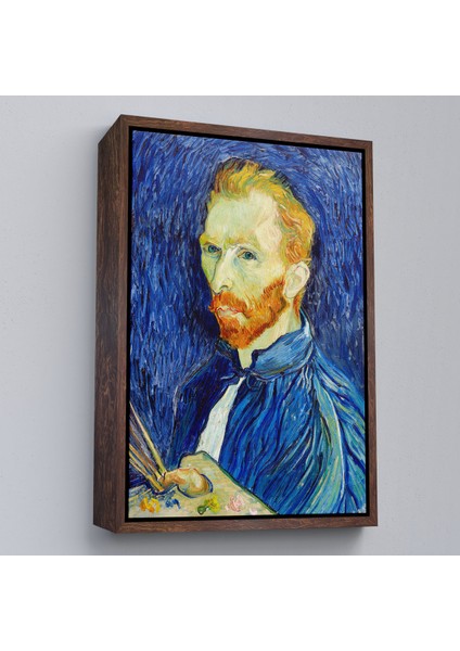 Çerçeveli Vincent Van Gogh - Otoportre TABLO-7456 fiyatları