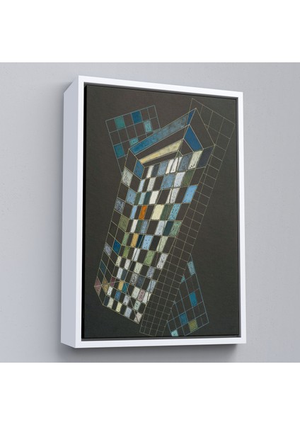 Çerçeveli Wassily Kandinsky - Küçük Uçaklar TABLOSU-7494 fırsatları