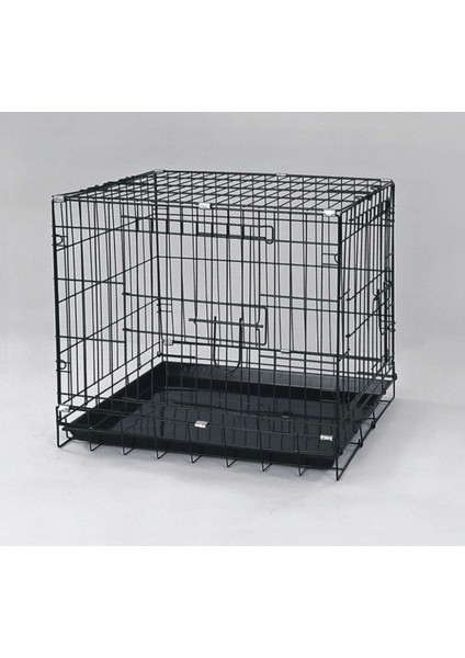Köpek Kafesi Siyah 61X44X50, Dayanıklı ve Şık Köpek Kulübesi