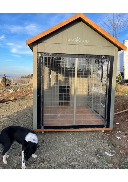 Dayanıklı Ahşap Köpek Kulübesi, Şık Tasarım ve Konfor Sağlar. modelleri