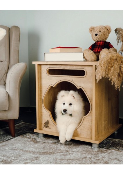 Köpek Evi, Kahverengi, Rahat ve Güvenli, Dayanıklı ve Şık Tasarım