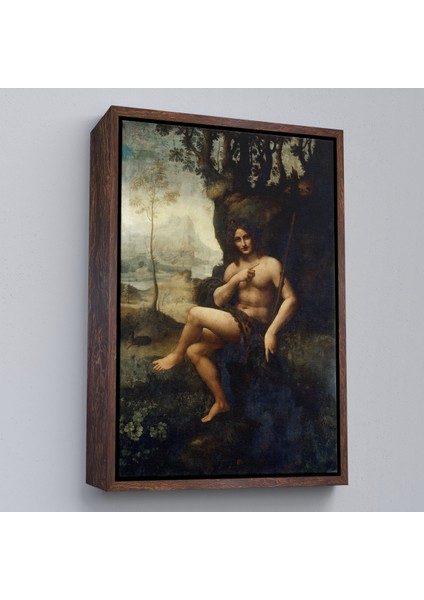 Çerçeveli Leonardo Da Vinci - Francesco Melzi - Bacchus TABLO-7351 fiyatları