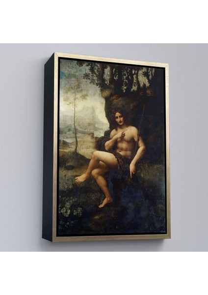 Çerçeveli Leonardo Da Vinci - Francesco Melzi - Bacchus TABLO-7351 modelleri