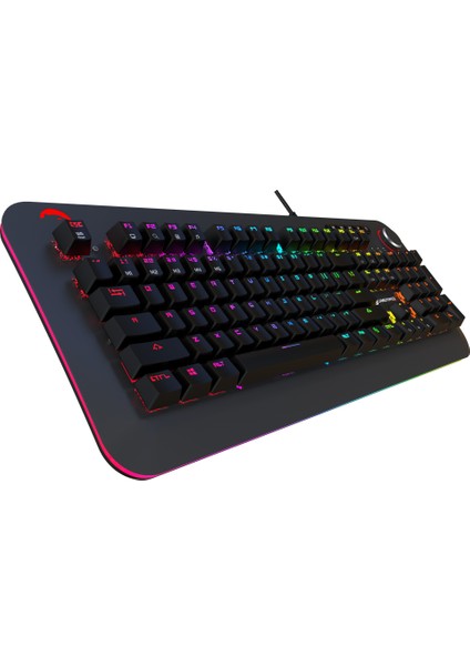 Starscream 60M Rgb Kırmızı Switch 60 Milyon Ingilizce Q USB Suya Dayanıklı Optik Mekanik Gaming Klavye fiyatları