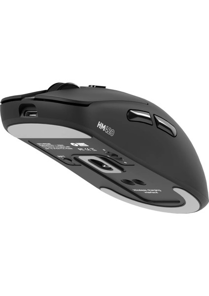 Gaming HM420S 4K Hz 26000 Dpı Tri-Mode Kablosuz/bluetooth Şarj Standlı Siyah Gaming Mouse fiyatları