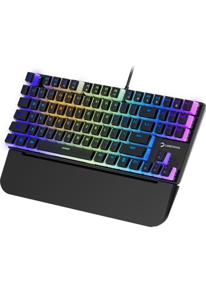 Suki Tkl Mekanik Black Outemu Switch Puding Keycaps Ingilizce Q USB Gaming Klavye modelleri