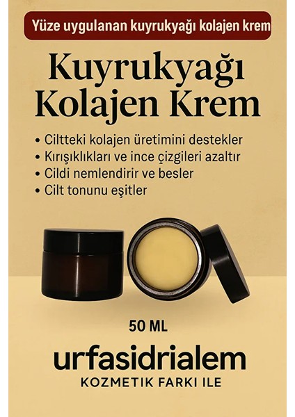 Kuyruk Yağ Kolojen Yüze Uygulanan Krem 50 ml 2det fırsatları