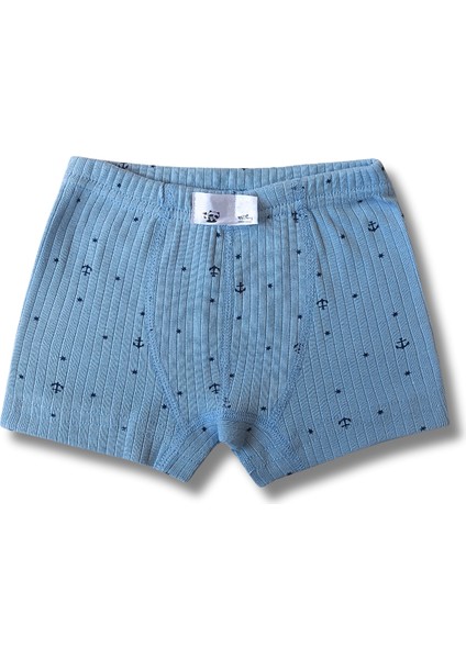 %100 Pamuk Erkek Çocuk Boxer Külot Iç Çamaşır 6'lı Set modelleri