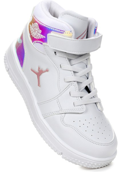 Hayka Hologram Cırtlı Kız Çocuk Spor Ayakkabı