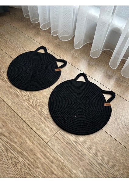 Siyah Evcil Hayvan Altlığı, 28X28 Cm, Dekoratif ve Kullanışlı Tasarım indirimleri