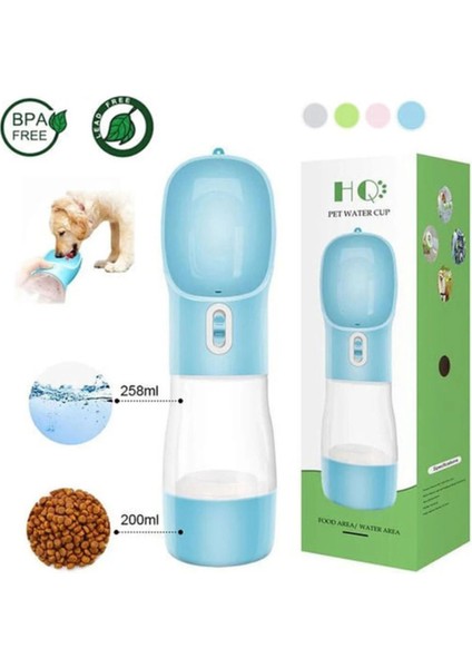 Taşınabilir Evcil Hayvan Suluğu, 380 Ml, Sızdırmaz, Kilitli, Seyahat ve Ev Kullanımı fiyatları