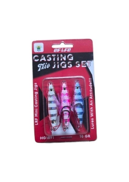 Çift Taraflı 3 Lü Jig Seti fırsatları