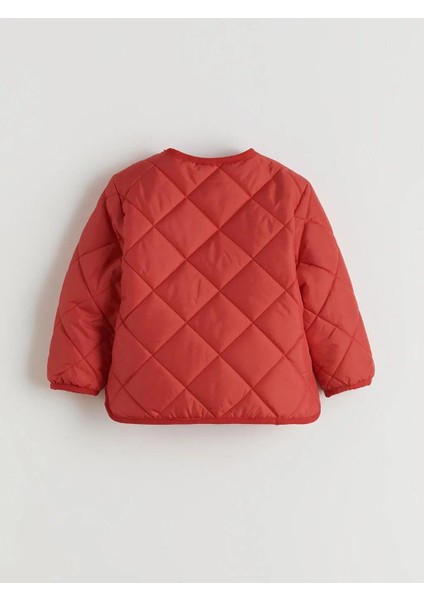 Bisiklet Yaka Kapitone Desenli Kız Çocuk Mont (W5) fırsatları