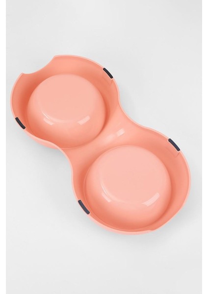 Pembe 700 ml Paslanmaz Çelik Mama ve Su Kabı, Kaymaz Taban, Dayanıklı ve Kullanışlı