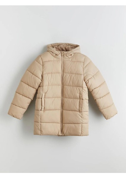 Kapüşonlu Erkek Çocuk Şişme Mont (W5)