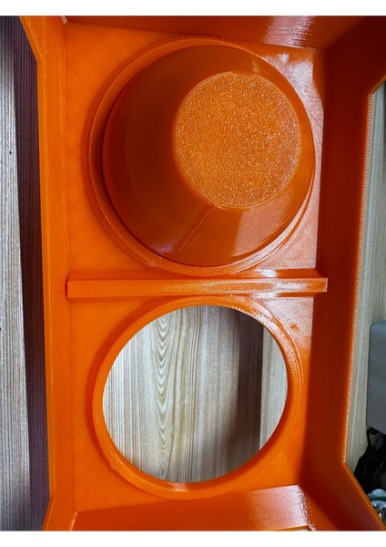 Çok Renkli, 500 ml Kapasiteli, Çift Bölmeli Kedi ve Köpek Su ve Mama Kabı