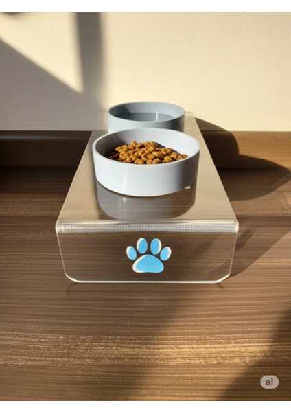 2'li Beyaz Seramik Kedi Köpek Mama ve Su Kabı, 1 Litre, Şık ve Kullanışlı modelleri